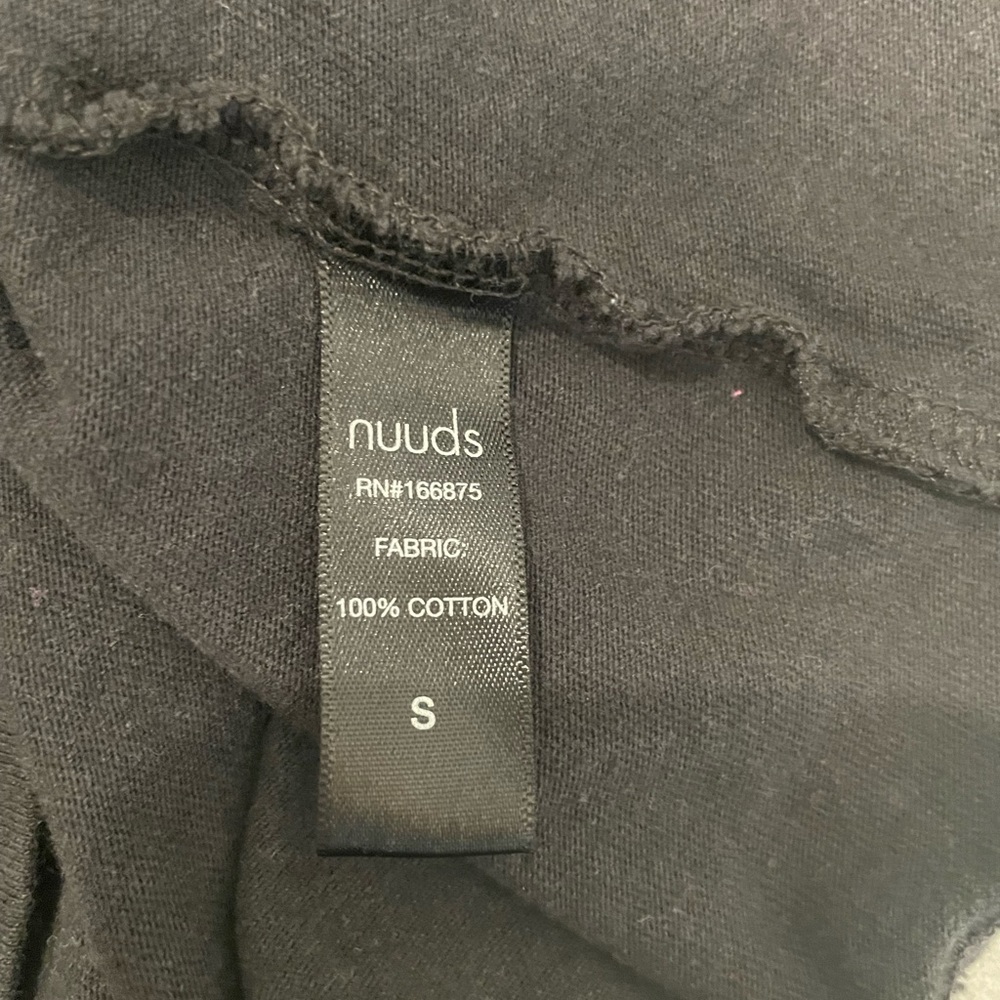 Nuuds EVERYDAY T-SHIRT BLACK small